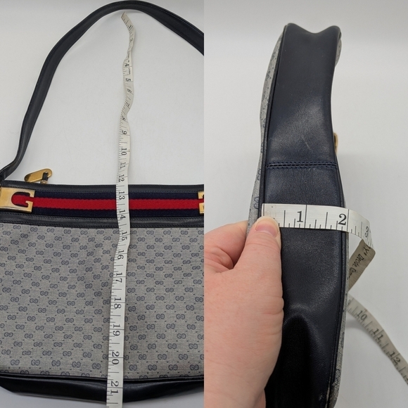 Gucci Vintage Ophidia 1970/80 mini GG canvas & leather shoulder bag - Picture 15 of 15